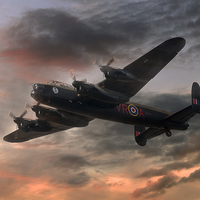 Buy canvas prints of  Canada's Lancaster by Steve H Clark