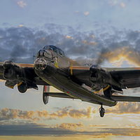 Buy canvas prints of  Lancaster Panorama by Steve H Clark