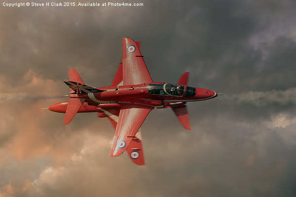  Red Arrows - Opposition Pass Picture Board by Steve H Clark