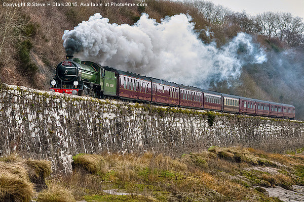  LNER B1 Class Mayflower Picture Board by Steve H Clark