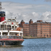 Buy canvas prints of  Royal Daffodil and East Float Mill by Steve H Clark