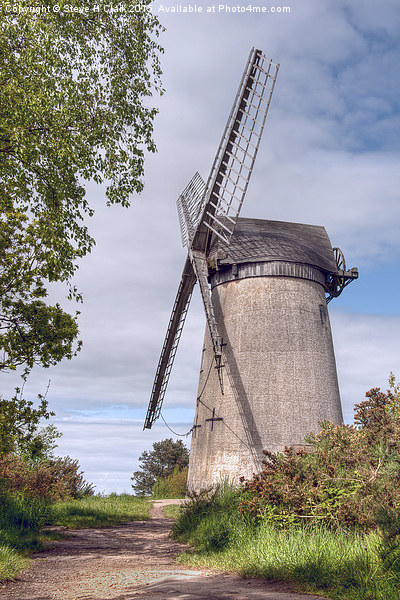  Bidston Windmill Picture Board by Steve H Clark