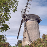 Buy canvas prints of  Bidston Windmill by Steve H Clark