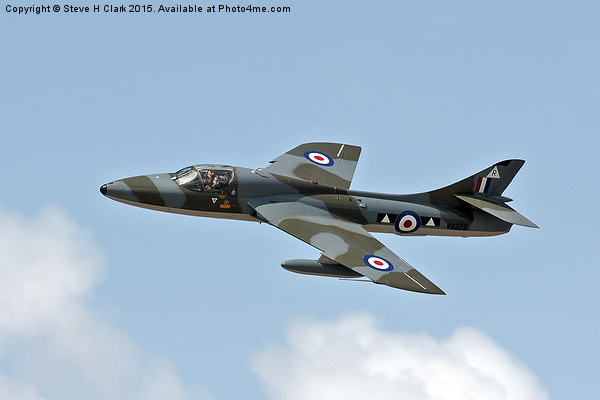  Hawker Hunter Picture Board by Steve H Clark