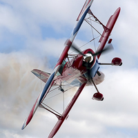 Buy canvas prints of  G-EWIZ Pitts Special - The Muscle Biplane by Steve H Clark