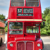 Buy canvas prints of London Red Bus - Routemaster RM1363 by Steve H Clark