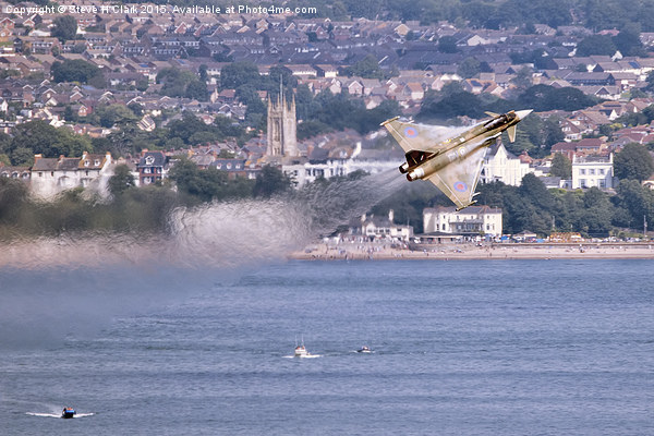 Typhoon Passing Exmouth - Dawlish Air Show 2015 Picture Board by Steve H Clark
