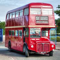 Buy canvas prints of London Transport Routemaster Bus by Steve H Clark