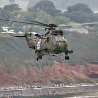 Buy canvas prints of Sea King over Dawlish by Steve H Clark