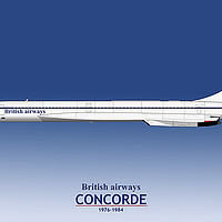 Buy canvas prints of British Airways Concorde 1976 to 1984 by Steve H Clark