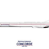 Buy canvas prints of British Airways Concorde 1984-1997 by Steve H Clark