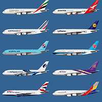 Buy canvas prints of Airbus A380 Operators Illustration by Steve H Clark