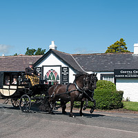 Buy canvas prints of Coach and Horses at Gretna Green by Steve H Clark