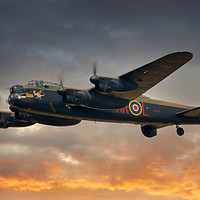 Buy canvas prints of Avro Lancaster by Steve H Clark
