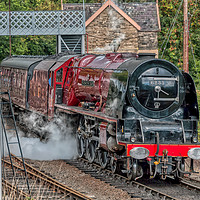 Buy canvas prints of 6233 Duchess of Sutherland  by Steve H Clark