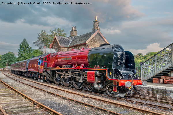 Princess Coronation Class - Duchess of Sutherland Picture Board by Steve H Clark