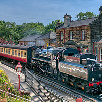 Buy canvas prints of Goathland Station - North Yorkshire Moors Railway by Steve H Clark