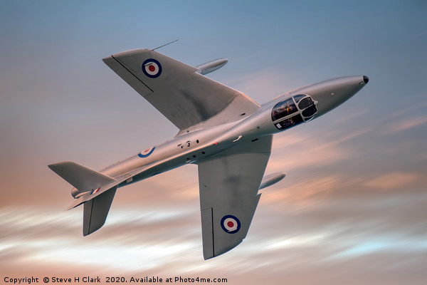 Hawker Hunter Picture Board by Steve H Clark