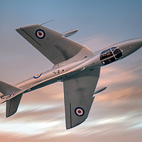 Buy canvas prints of Hawker Hunter by Steve H Clark