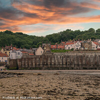 Buy canvas prints of Robin Hood's Bay at Sunset by Steve H Clark