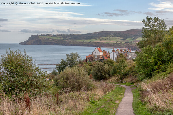 The Path to Robin Hood's Bay Picture Board by Steve H Clark