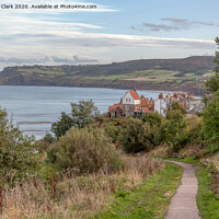 Buy canvas prints of The Path to Robin Hood's Bay by Steve H Clark