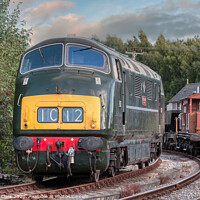 Buy canvas prints of D832 Onslaught at Lydney Junction by Steve H Clark