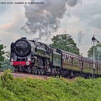 Buy canvas prints of BR Standard Class 7 Oliver Cromwell by Steve H Clark