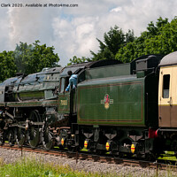 Buy canvas prints of Oliver Cromwell Number 70013 by Steve H Clark