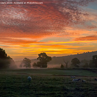 Buy canvas prints of Sunrise in the Peak District by Steve H Clark