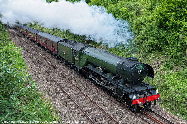 The Flying Scotsman Picture Board by Steve H Clark