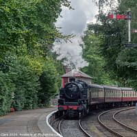 Buy canvas prints of Lakeside and Haverthwaite Railway by Steve H Clark