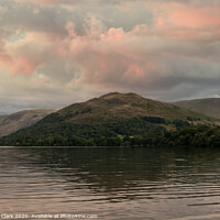 Buy canvas prints of Sunset View from an Ullswater Steamer by Steve H Clark