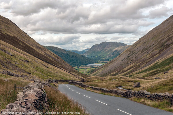 The A592 through the Kirkstone Pass Picture Board by Steve H Clark