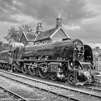 Buy canvas prints of Duchess of Sutherland - Black and White by Steve H Clark
