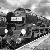 Buy canvas prints of The Boat Train - Black and White by Steve H Clark
