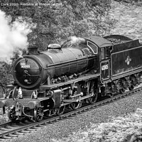 Buy canvas prints of LNER K1 Class - Light Engine - Black and White by Steve H Clark