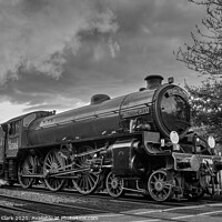 Buy canvas prints of 61306 Mayflower - Black and White by Steve H Clark