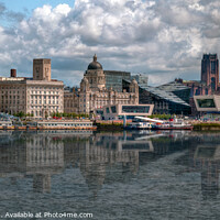 Buy canvas prints of Liverpool's Iconic Waterfront by Steve H Clark