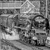 Buy canvas prints of Duchess of Sutherland - Black and White by Steve H Clark