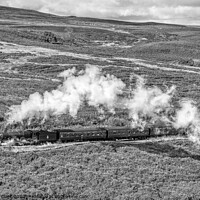 Buy canvas prints of King Edward II On The Moors - Black and White by Steve H Clark