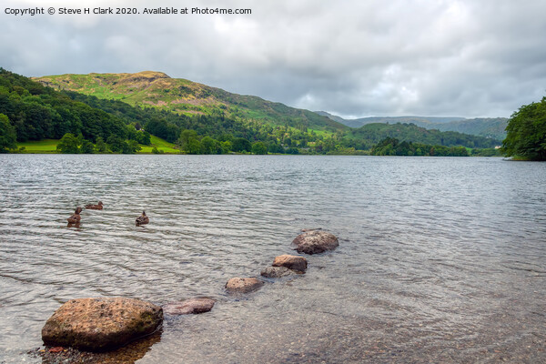 Grasmere - The Lake District Picture Board by Steve H Clark