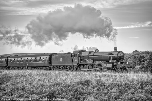 Witherslack Hall - Black and White Picture Board by Steve H Clark