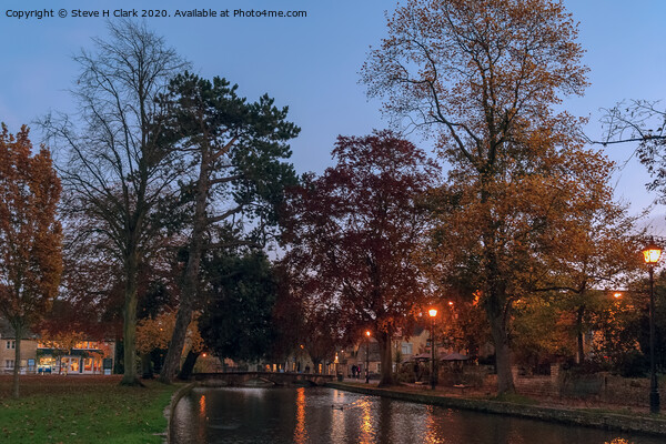 Bourton-on-The-Water Picture Board by Steve H Clark