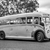 Buy canvas prints of Bristol L6B Coach - Black and White by Steve H Clark
