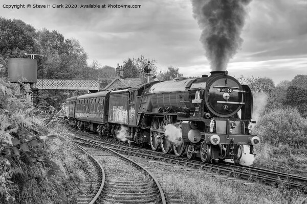 60163 Tornado - Black and White Picture Board by Steve H Clark