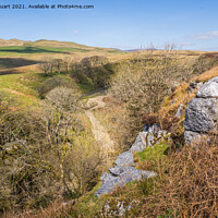 Buy canvas prints of Ease Gill and Leck Beck  Hill Walk by Peter Stuart