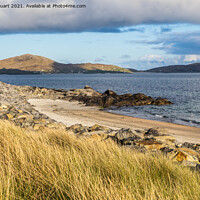 Buy canvas prints of East Kilbride Beach on South Uist in the Outer Hebrides by Peter Stuart