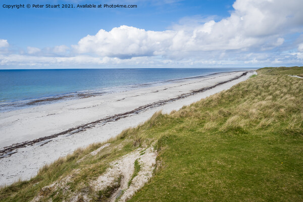 Howmore beach is found on the Isle of South Uist in the Outer He Picture Board by Peter Stuart