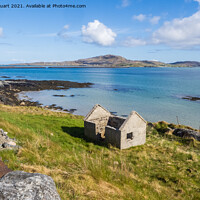 Buy canvas prints of Eriskay is an island in the Outer Hebrides and is located betwee by Peter Stuart